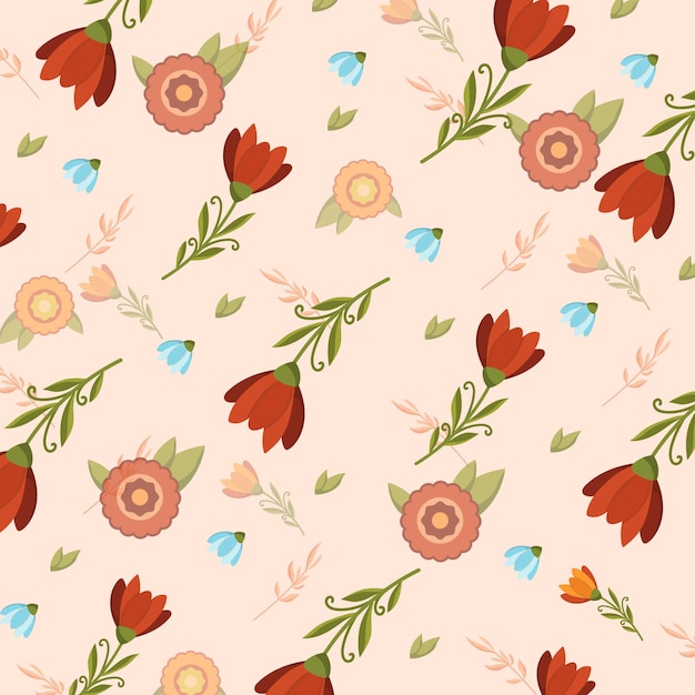 beautiful colorful floral pattern