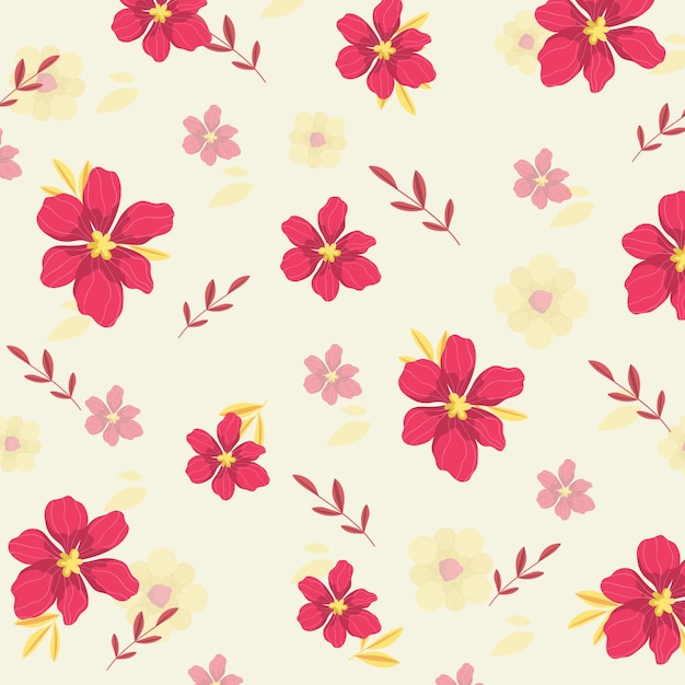 beautiful colorful floral pattern