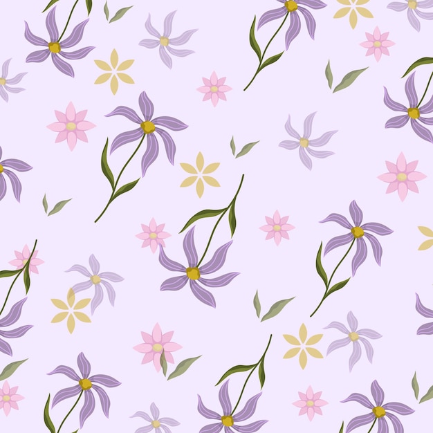 beautiful colorful floral pattern