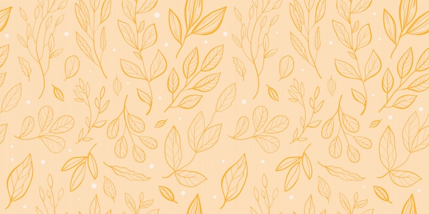 Beautiful colourful autumn leaves seamless pattern.