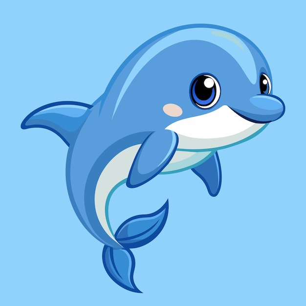 beautiful dolphin vector dolphin illustration