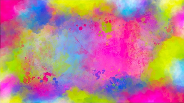 Vector beautiful and elegant colorful holi festival texture background