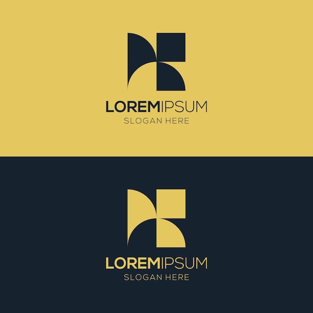 Beautiful and elegant geometric company logo design template