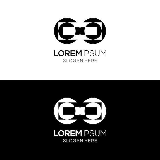 Beautiful and elegant geometric corporate logo design template