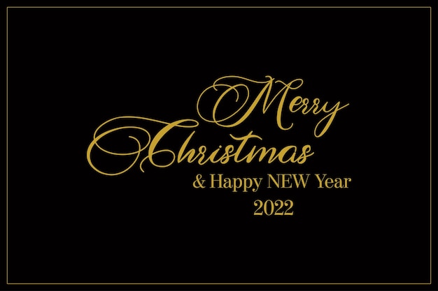 Beautiful elegant and modern Merry Christmas vector background Happy New Year