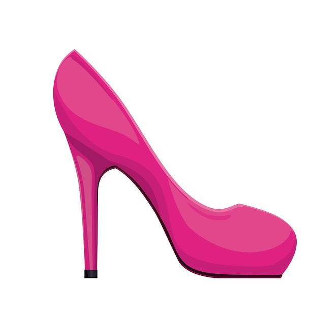 beautiful fashion heel isolated icon design