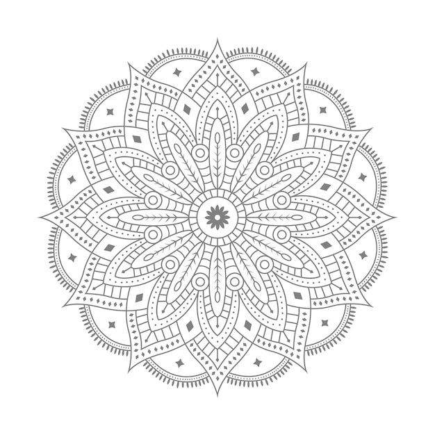 beautiful floral mandala design background