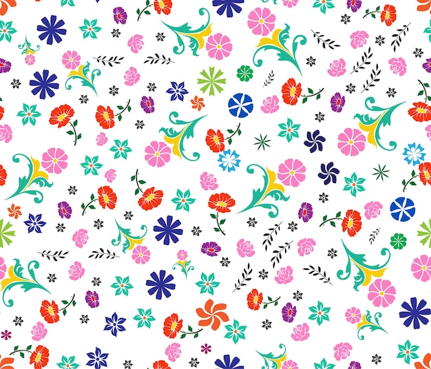 beautiful floral print pattern design