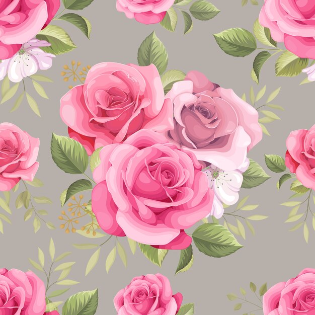 Beautiful floral seamless pattern design