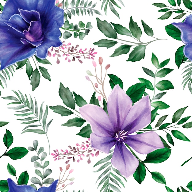 Beautiful floral seamless pattern