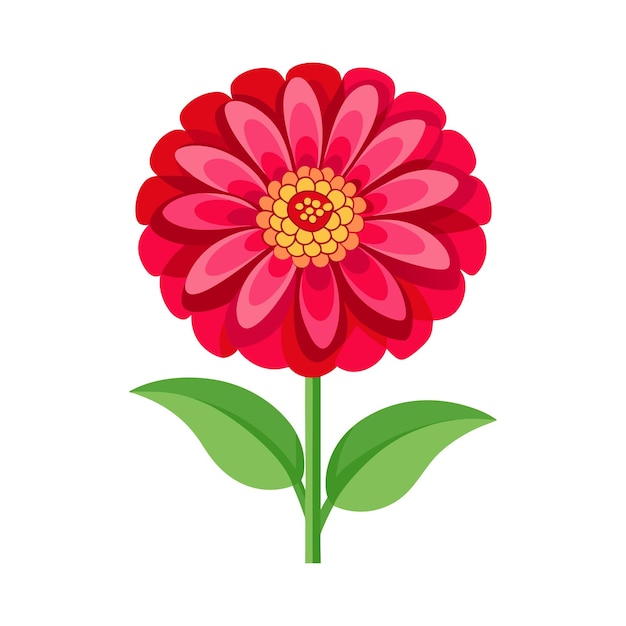 Beautiful Flower flat style vector illustration