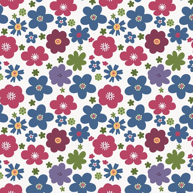 Beautiful flower pattern collection with leaves floral bouquets flower compositions floral pattern