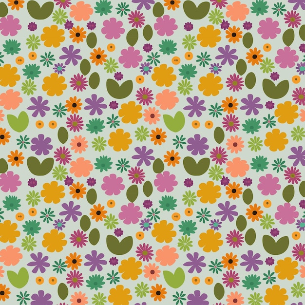 Beautiful flower pattern collection with leaves floral bouquets flower compositions floral pattern