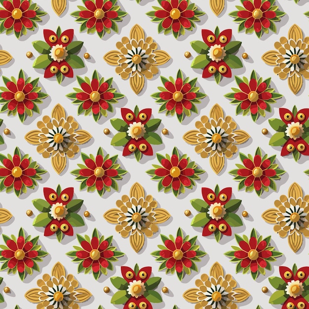 Beautiful flower pattern collection with leaves floral bouquets flower compositions floral pattern