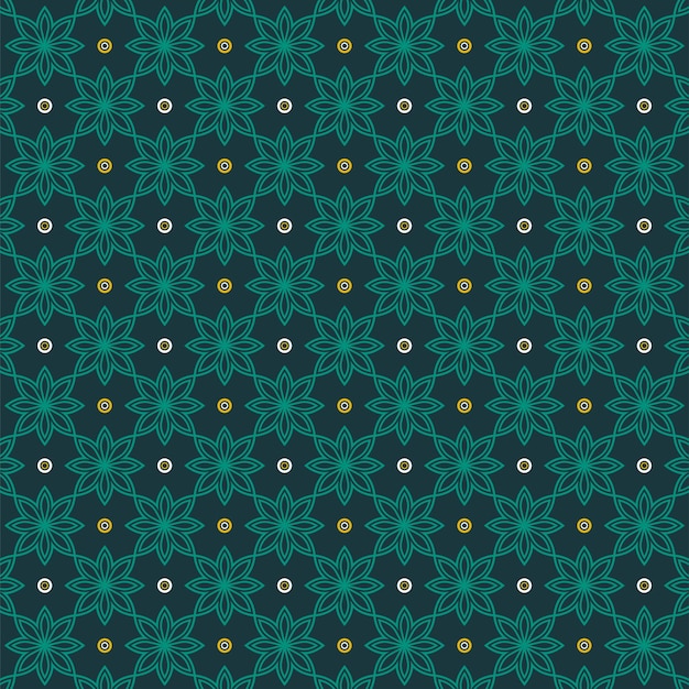 Beautiful flower pattern template