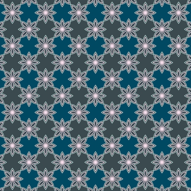 Beautiful flower pattern template