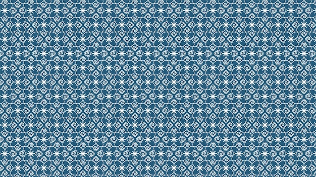 beautiful geometric pattern with flower pattern design premium vector