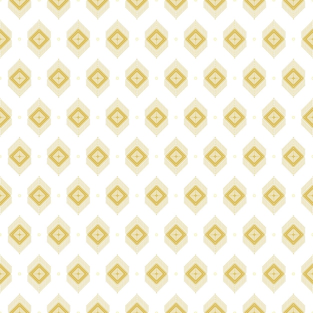 Beautiful golden geometric pattern. Luxurious. White background and abstract.