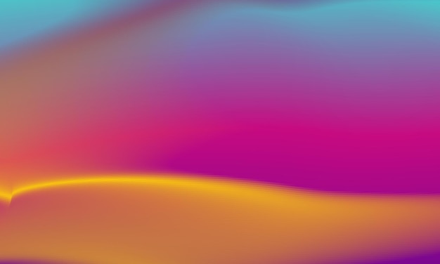 Beautiful gradient background of blue yellow and red smooth and soft texture