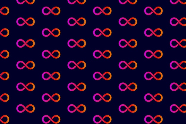 Beautiful gradient infinity pattern