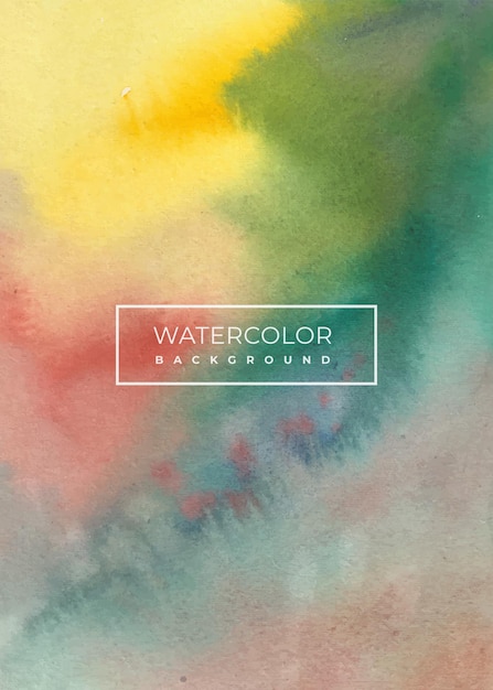 Beautiful hand painted watercolor background