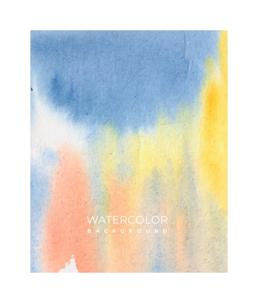 Beautiful hand painted watercolor background