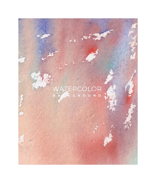 Beautiful hand painted watercolor background