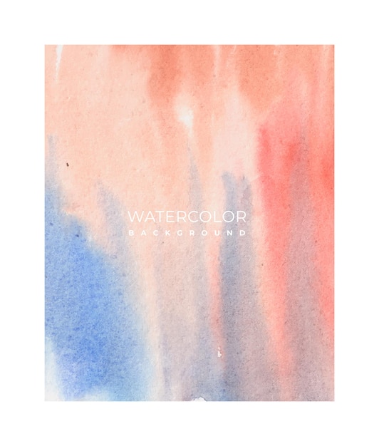 Beautiful hand painted watercolor background