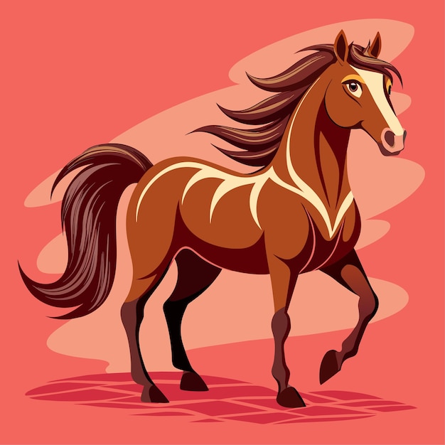 beautiful horse vector