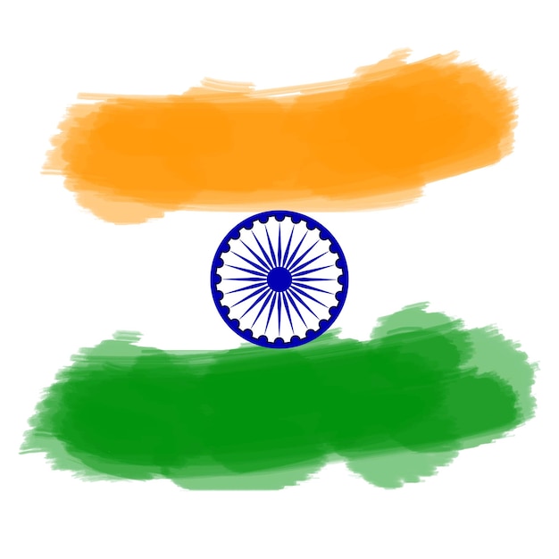 Vector beautiful indian independence day background happy independence day india template design