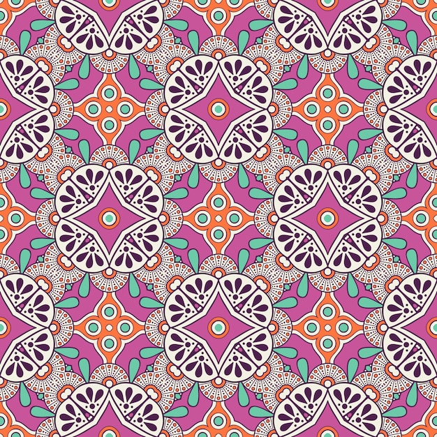 Beautiful indian traditional seamless pattern