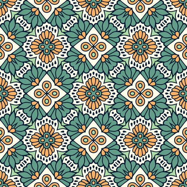 Beautiful indian traditional seamless pattern