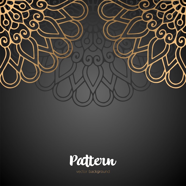 Beautiful islamic mandala seamless pattern.