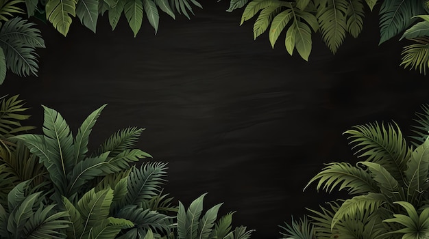 A Beautiful Jungle Forest Landscape