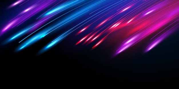 beautiful light speed line background on black background abstract design vector illustration