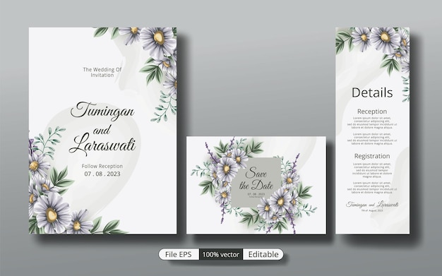 a beautiful luxury wedding invitation template that will make the party event more perfect