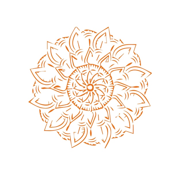 Beautiful mandala art vector mandala design