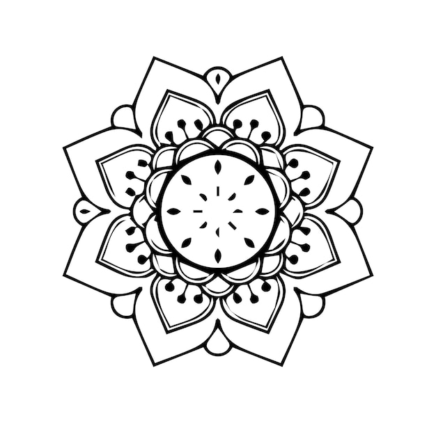 Beautiful mandala art vector mandala design