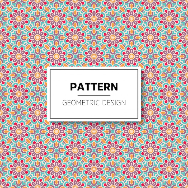 Beautiful mandala seamless pattern background design