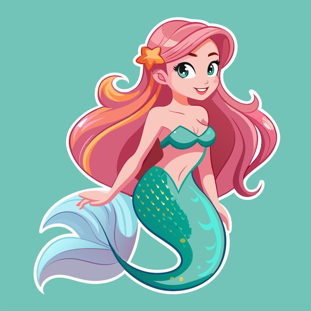 beautiful mermaid sticker