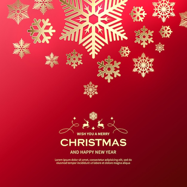 Beautiful merry christmas background 