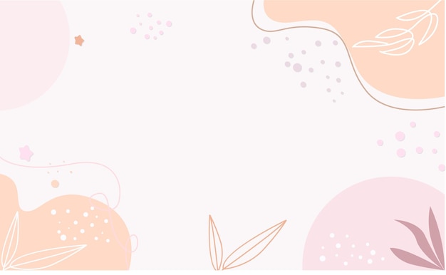 beautiful minimal hand drawn background