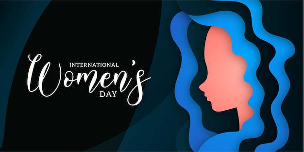 Beautiful Mothers Day International Womens Day Banner Background Poster Female Theme Free Vector