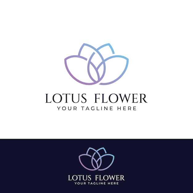 A beautiful and naturally beautiful lotus spa flower with a luxurious and elegant lotus flower vector illustration editing suitable for beauty and cosmetic salons