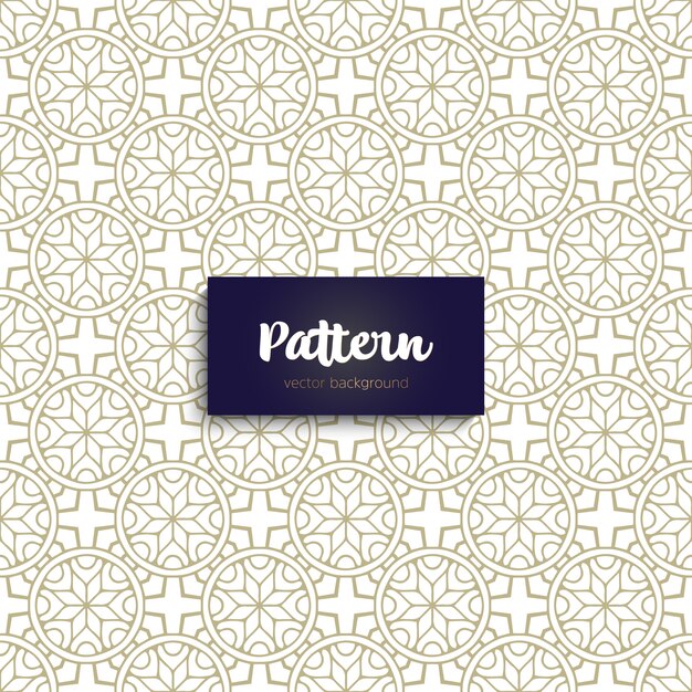 Beautiful ornamental seamless pattern