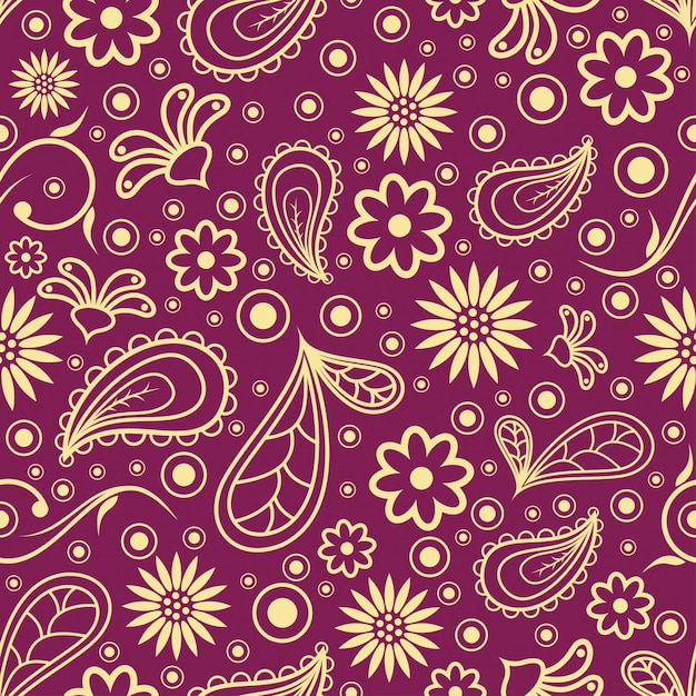 Beautiful Pattern with paisley design