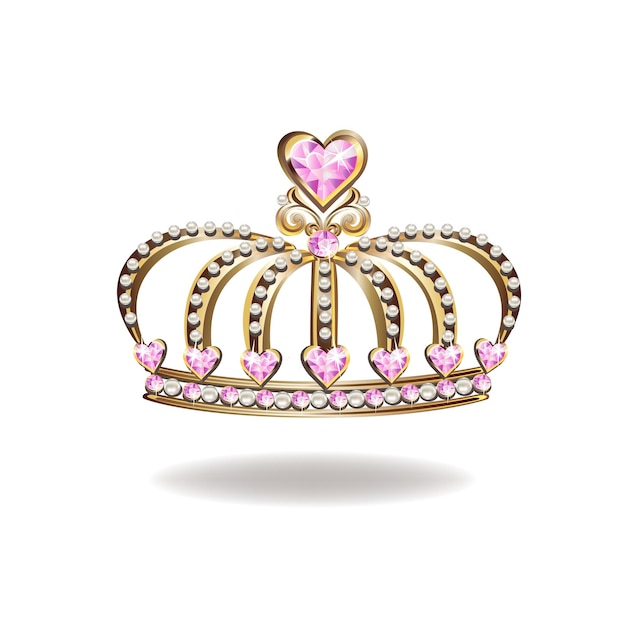 Vector beautiful princess diadem