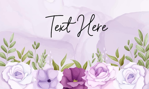 beautiful purple flower background