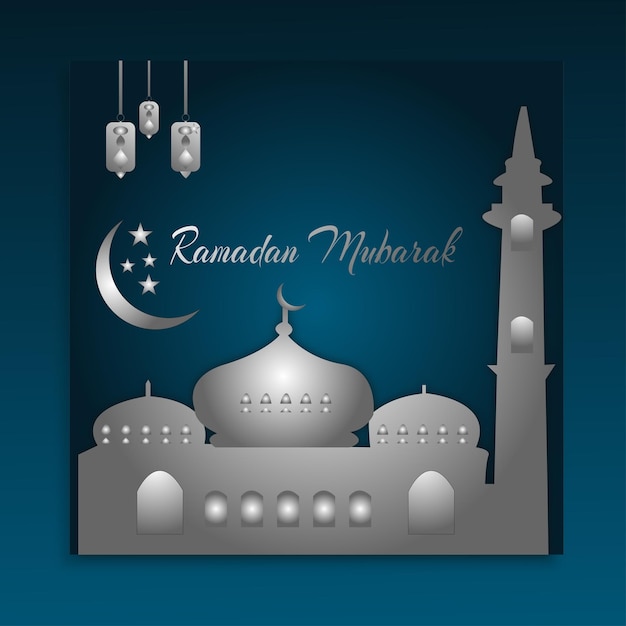 Beautiful Ramadan Kareem Social media post