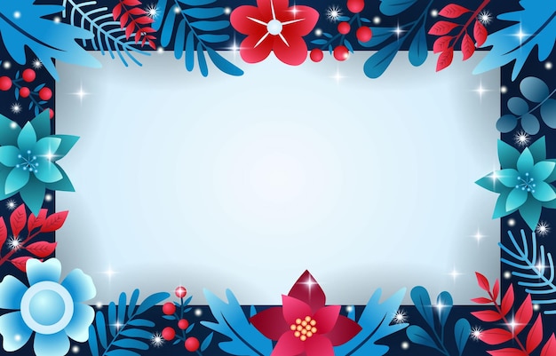 Beautiful Realistic Flower Background Design